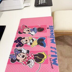 Cute  Mouse Long Mouse Pad Multiple Outfits Pink Theme Anti-Slip Large Des